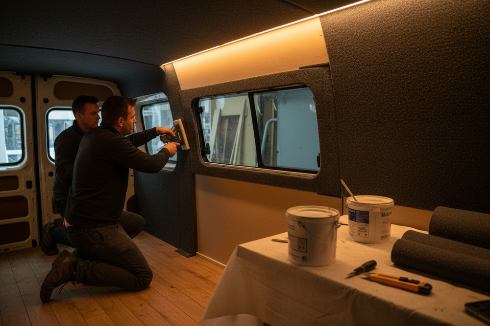 Step-by-Step Guide to Carpet Lining Your Campervan