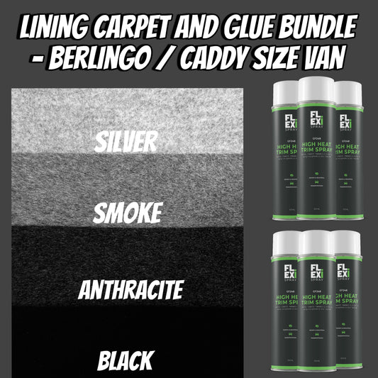 Lining Carpet & Glue Bundle – Suitable For a Citroen Berlingo or Similar